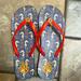 Tory Burch Shoes | Limited Edition Tory Burch Flip Flops | Color: Blue/Pink | Size: 8.5