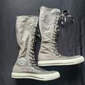 Converse Shoes | Converse New Grey Knee High Chucks Women's Size 8 | Color: Gray | Size: 8