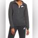 Nike Tops | Nike Rally Half-Zip Sweatshirt Top In Heathered Gray Women's Medium $70 | Color: Gray/White | Size: M