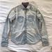 American Eagle Outfitters Tops | American Eagle Chambray Western Button Snap Up Shirt, Size Small | Color: Blue | Size: S