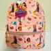 Disney Bags | Disney Princesses Mini Travel Backpack Super Adorable Light Pink Gold Zippers | Color: Pink | Size: Os