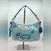 Coach Bags | Blast Off With Style: Upcycled Coach Kristin Crossbody Goes Cosmic Teal! | Color: Blue/Green | Size: Os