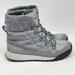 Adidas Shoes | Adidas Choleah Terrex Boots Womens 8.5 Gray Camo Padded Climaproof Lace Up | Color: Gray | Size: 8.5
