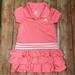 Adidas Dresses | Adidas Girls Short Sleeve Polo Dress,Size 12 Months Coral | Color: Pink | Size: 12mb