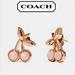 Coach Jewelry | Coach Cherry Earrings | Color: Pink | Size: 1/2 " Long