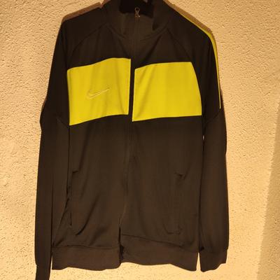 Nike Jackets & Coats | Nike Dri-Fit Track Suit Jacket Sz L | Color: Gray/Yellow | Size: L