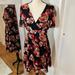 Madewell Dresses | Madewell Nwt Tulip-Sleeve Mini Dress In French Rose Floral Print | Color: Black/Red | Size: 2