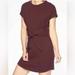 Athleta Dresses | Athleta Embrace Sheath Cap Sleeves Pockets Burgundy Dress Size Xxs | Color: Purple | Size: Xxs