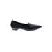 Nicholas Kirkwood Flats: Loafers Chunky Heel Work Black Print Shoes - Women's Size 40.5 - Pointed Toe