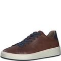 MARCO TOZZI by Guido Maria Kretschmer Herren Sneaker flach aus Leder mit dicker Sohle, Braun (Cognac Comb), 41