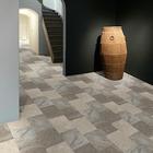 VINYL FLOORING UK Beige Anti-Slip Cream Stone Effect Vinyl Flooring Roll For LivingRoom, Kitchen, 2.3mm Vinyl Sheet,Waterproof Lino Flooring-1m(3'3") X 2m(6'6")-2mÂ²