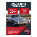 Activity Superstore James Bond Triple Drive Gift Experience Voucher, Available at 20 UK Locations, 18-month Validity, Experience Days, Driving Gifts, Track Days, Birthday Gifts
