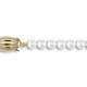 Jewelco London Ladies 9ct Yellow Gold Clasp Seawater Cultured Akoya Pearl Elegant Necklace 5-5.5mm