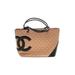 Chanel Leather Shoulder Bag: Quilted Tan Solid Bags