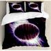 East Urban Home Galaxy Duvet Cover Set, Trippy Planet Cosmos, Calking, Purple in Black/Indigo/White | Wayfair 506C12B904EE40EFAB46D23BD2B16007