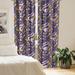 Arisbeth East Urban Home Witchcore Print Curtains Mystical Abstract Pair of 28"x84" Lilac Mustard Quartz Microfiber | 84 H x 28 W in | Wayfair