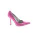 Guess Heels: Pumps Stilleto Cocktail Party Pink Print Shoes - Women's Size 6 1/2 - Pointed Toe