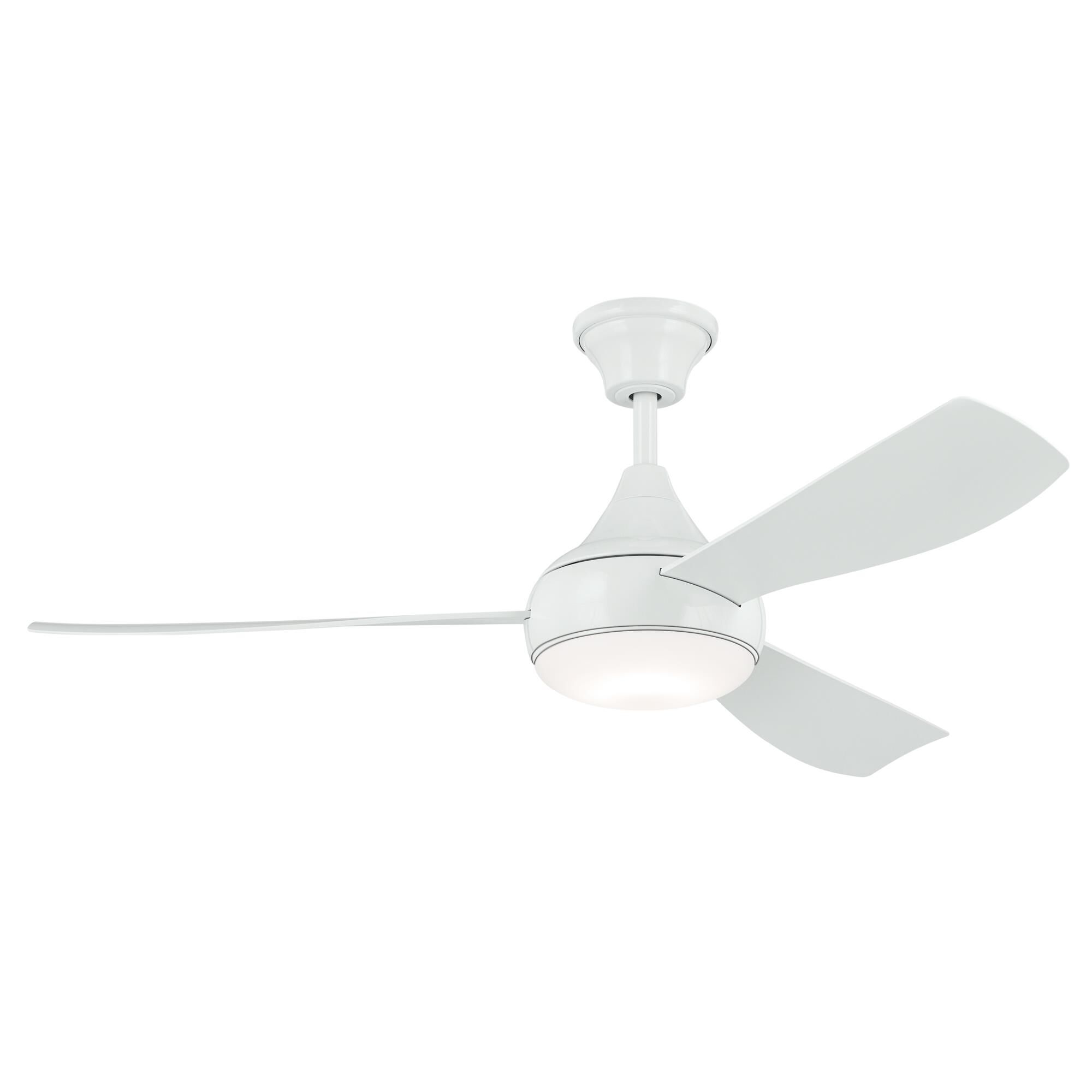 Kichler Lighting Ample 54 Inch Ceiling Fan with Light Kit - 310354WH