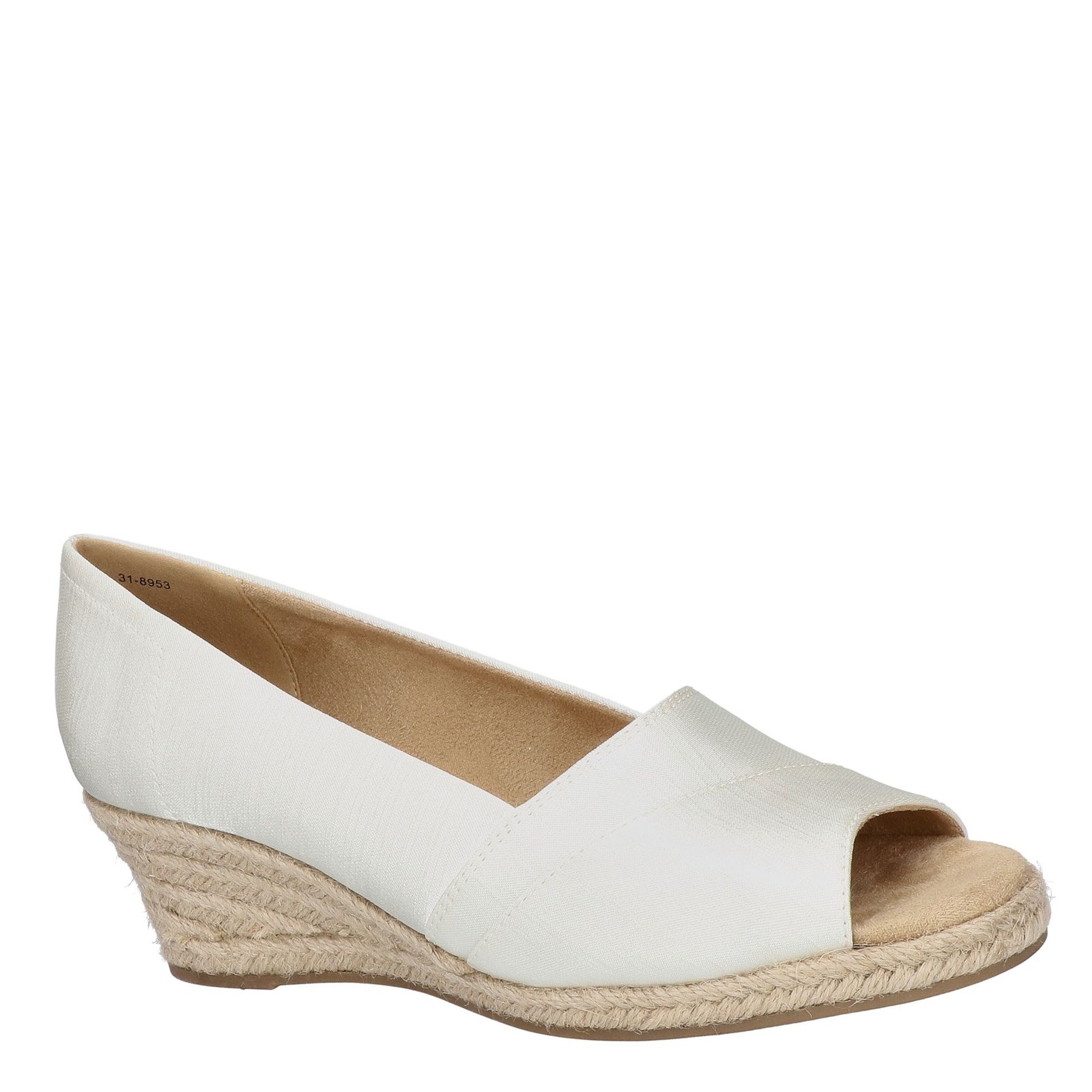 Easy Street Jasper - Womens 6 White Sandal W