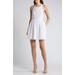 Halter Neck Cotton Eyelet Minidress