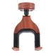 Metal S Hooks Automatic Wood Grain Guitar Wall Hanger Support Ukelele Mount Holder Pick Lock