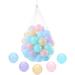 Ball Pit Balls Macaron Multicolor 50pcs Non-Toxic Free BPA Soft Plastic Balls Toys for Ball Pit Play Tent Baby Playhouse Playpen Pool Birthday Party Decoration