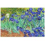 Coolnut Puzzle 1000 Pieces - Van Gogh Iris Wooden Jigsaw Puzzles for Family Games - Suitable for Teenagers and Adults