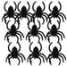 10 Pcs Big Spider Prop Ornament Halloween Flocking