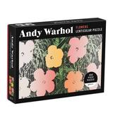 Galison Andy Warhol Flowers EC36 Jigsaw Puzzle 300 Pieces 17.75 x 11 Lenticular Jigsaw Puzzle Featuring Shifting Iconic Andy Warhol Artwork Thick Sturdy Pieces Family Activity Great Gift