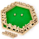 ropoda Shut The Box EC36 Game Upgraded 1-6 Player Wooden Board Games for Adult and Kids Shut The Box Dice Game -Addition Training Fun for Family Game Night