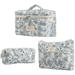 Women s Travel Cosmetic Bag Toiletry Bag Set Women s Quilted Toiletry Bag With Floral Pattern Make Up Bag Make Up Bag Cosmetic Bag For Women And Girls A4 Cosmeti