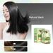 TUTUnaumb Natural Plant Hair Dye Natural Plant Hair Color Change New Botanical Bubble Hair Dye Cream Plant Extract for Grey Hair Color Bubble Dye Natural Bubble Dye Conditioner Shampoo-Black