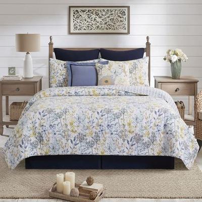 Freesia Mini Quilt Set Blue, King, Blue