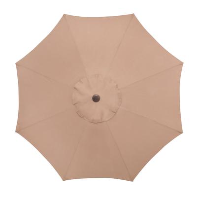 7' Tilt-And-Crank Umbrella by BrylaneHome in Taupe