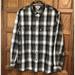 Carhartt Shirts | Carhartt Relaxed Fit Cotton Shirt Mens Large Brown Chambray Plaid Ls Button Down | Color: Brown/Cream | Size: L