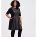 Torrid Dresses | Nwt Torrid 0x Skater Dress - Luxe Ponte Coated Black | Color: Black | Size: 0x