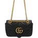 Gucci Bags | Gucci Gg Marmont Quilted Mini Bag Shoulder Bag Black | Color: Black | Size: Os