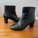 J. Crew Shoes | Jcrew Leather Heel Boots | Color: Black/Brown | Size: 8.5