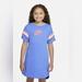 Nike Dresses | Nike Girls Heritage Short Sleeve Dress | Color: Blue | Size: Mg