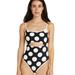 Kate Spade Swim | Kate Spade Large Polka Dot One Piece Size S | Color: Black/Cream | Size: S