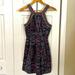 American Eagle Outfitters Dresses | American Eagle Junior Girls Paisley Halter Style Dress | Color: Blue/Purple | Size: 0