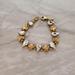 J. Crew Jewelry | J.Crew Rhinestone Crystal Pyramid Distressed Antique Teardrop Bracelet | Color: Gold | Size: Os