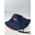 Nike Accessories | Nike Ole Miss Rebels Sideline Bucket Hat Navy Blue Size M/L On Field C-13031 New | Color: Blue/Red | Size: M/L
