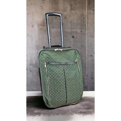 Louis Vuitton Bags | Louis Vuitton Safari Denim Rolling Duffle Suitcase Carry On Travel Luggage Bag | Color: Green | Size: Carry On