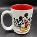 Disney Kitchen | Disney Parks Walt Disney World Mickey Mouse 3d Coffee Mug White Red | Color: Red/White | Size: Os