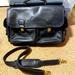 Coach Bags | Coach Blk Leather Laptop Case / Messenger Bag Shoulder Briefcase. | Color: Black | Size: Os