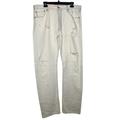 Levi's Pants | Levi's 501 Original Fit Distressed Straight Leg Jeans (Size:36x36) | Color: Blue/White | Size: 36