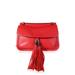 Gucci Bags | Gucci Red Pebbled Calfskin Medium Bamboo Daily Flap Shoulder Bag | Color: Red | Size: Os