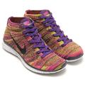 Nike Shoes | Nike Free Flyknit Chukka In Grand Purple Black Fireberry Purple Laces | Color: Purple/Yellow | Size: 12