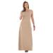 Plus Size Women's Denim Maxi Dress by Jessica London in New Khaki (Size 18)